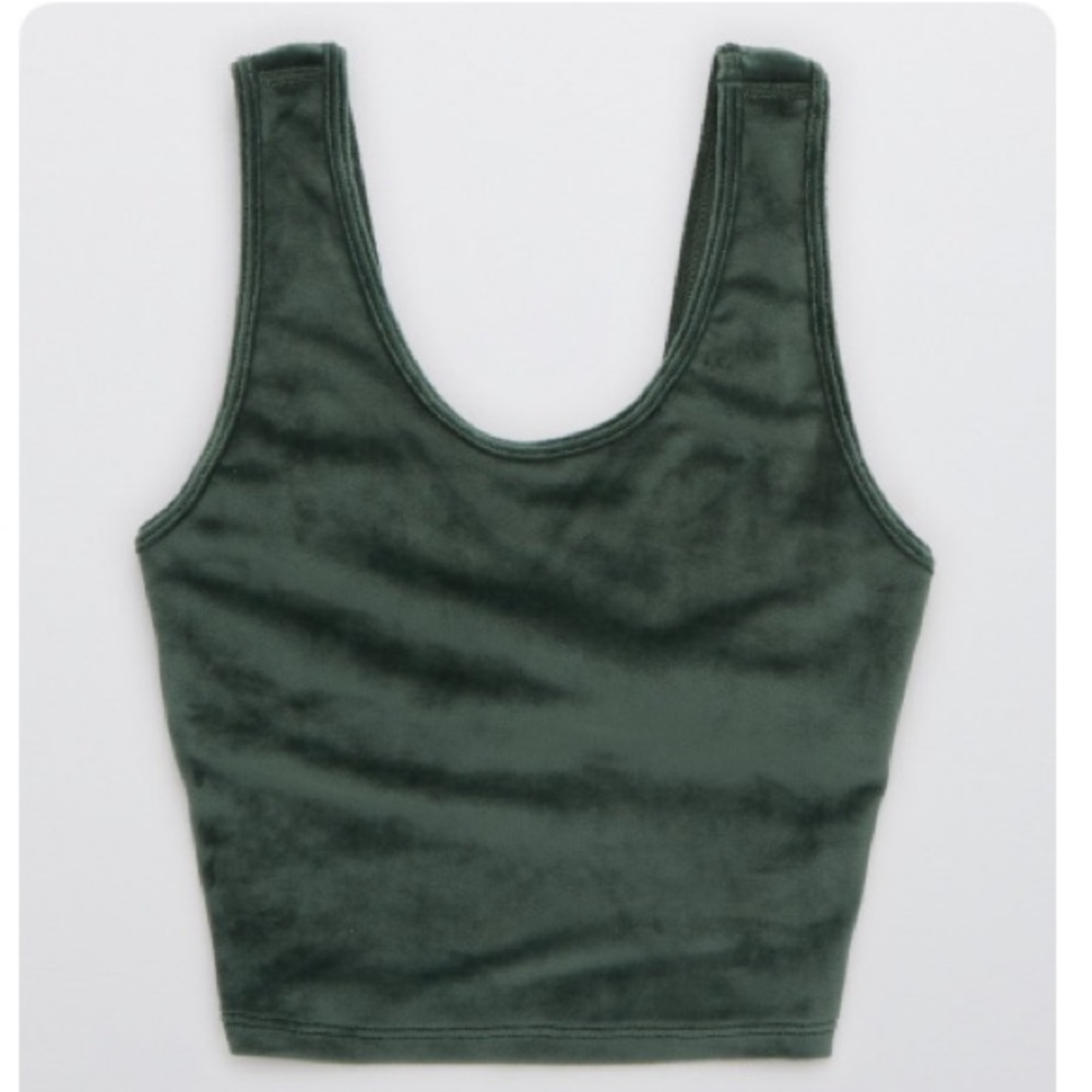 Offline by Aerie After Party Velour Longline Bralette